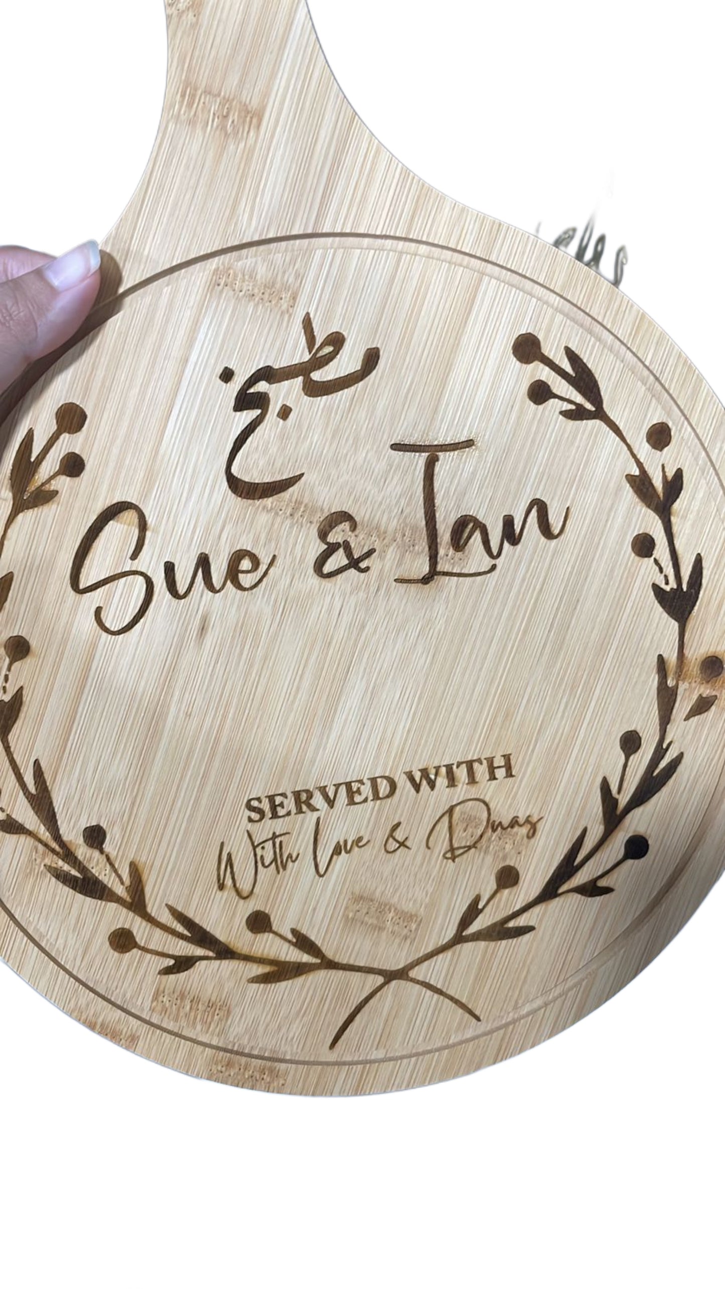 Engraved chopping boards