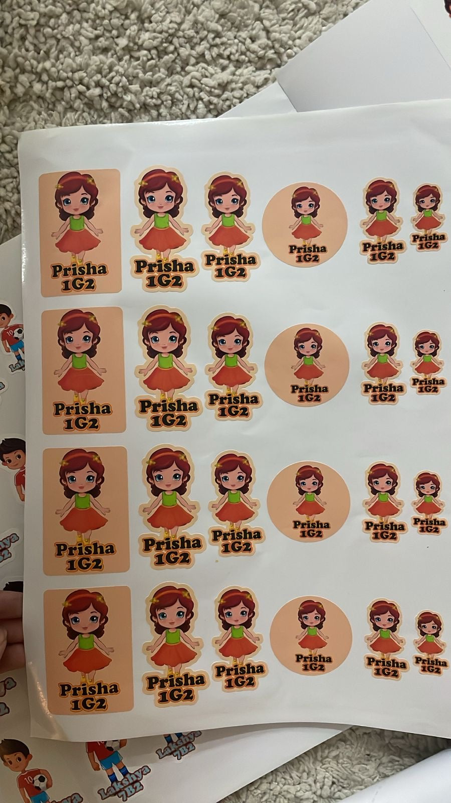 Sticker labels