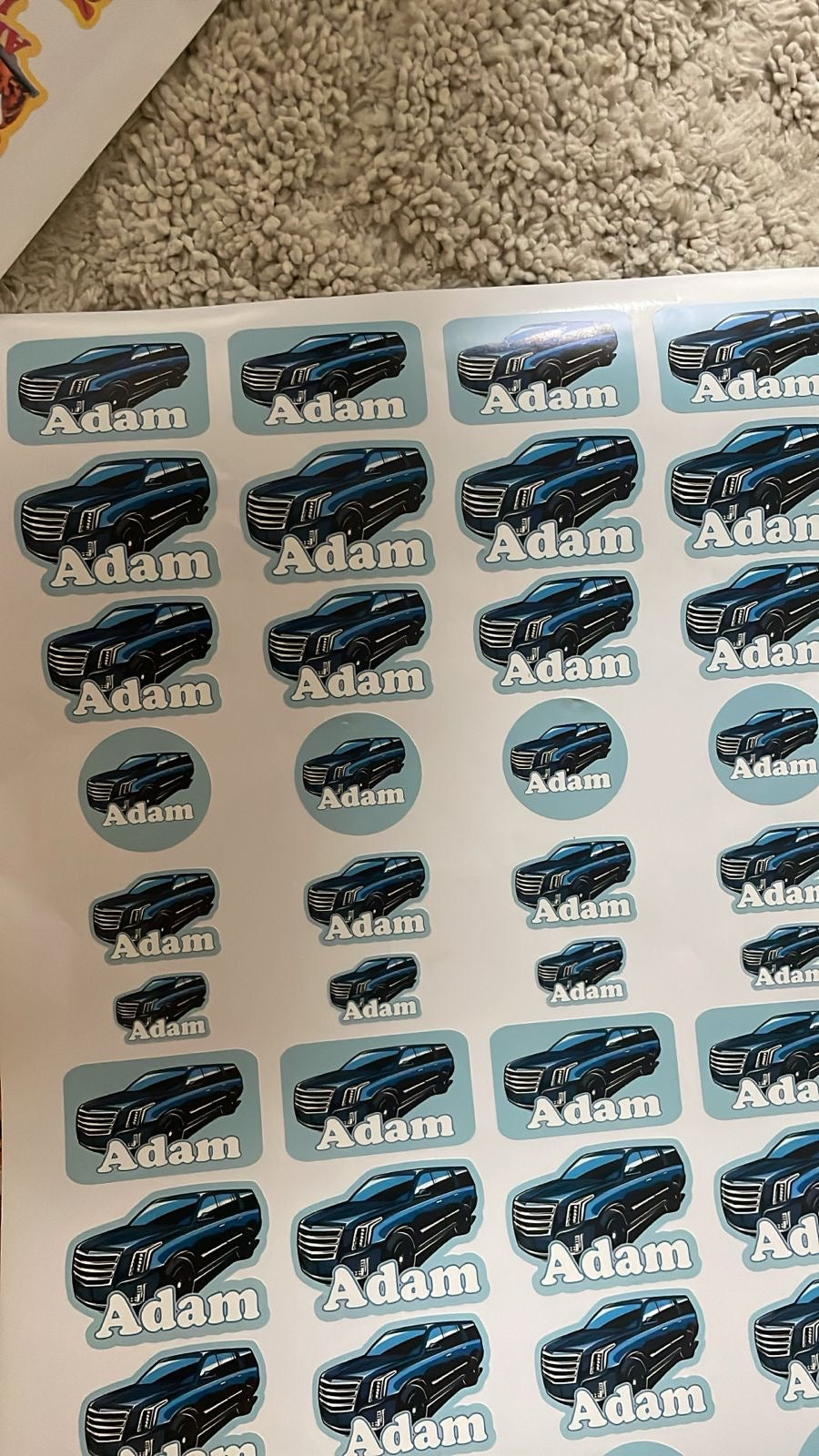 Sticker labels