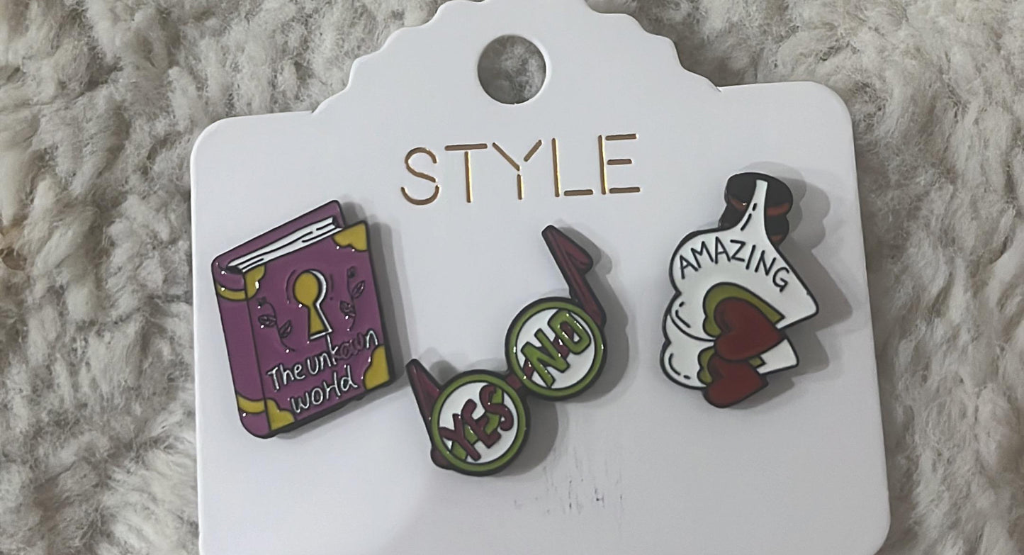 Book pins