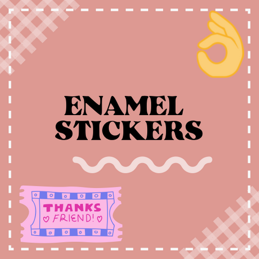Enamel sticker